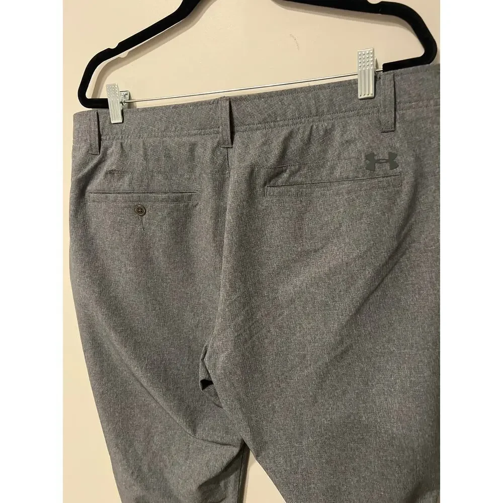 Under Armour, Gray Golf Pants, 38x32, NB43